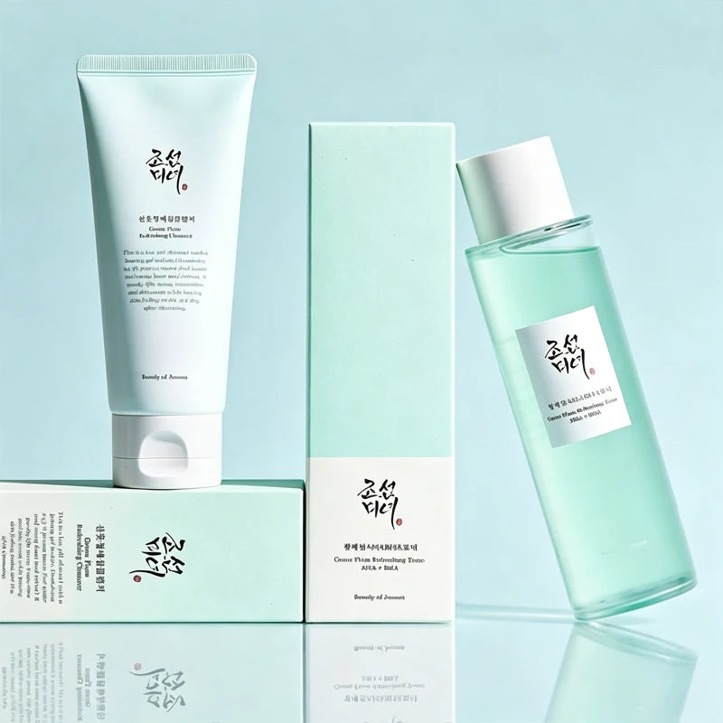 Beauty of Joseon Mild Facial Cleansing Cleanser Toner Essence Hydrate Skincare SPF50+ Anti UV Rice Probiotic Sun Block Sunscreen