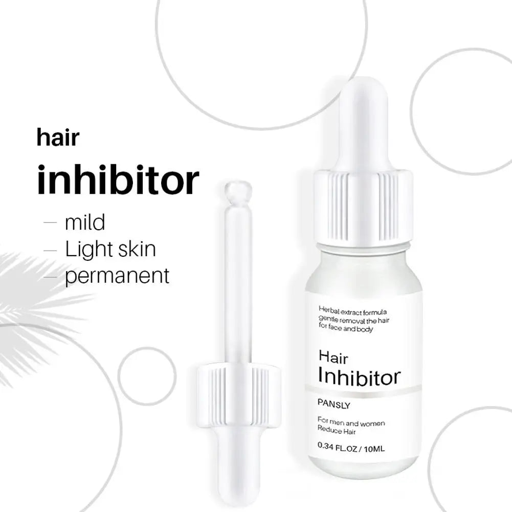 Hair Growth Inhibitor Serum Oil Stop Hair Growth Permanent Hair Removal Reduction For Face Body Painless Moisturizing Skin Care