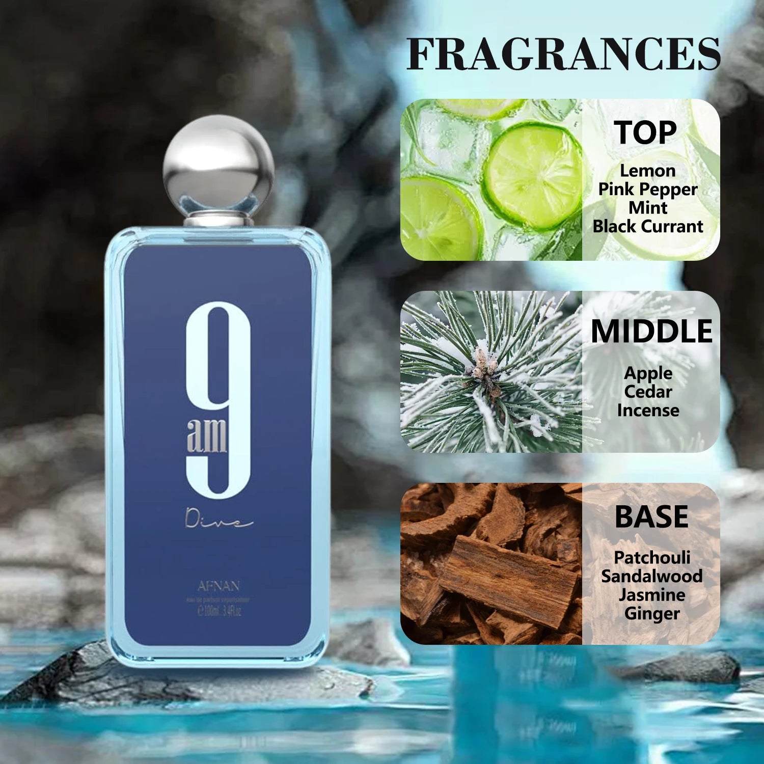 Afnan 9 PM Rebel EDP 100ml