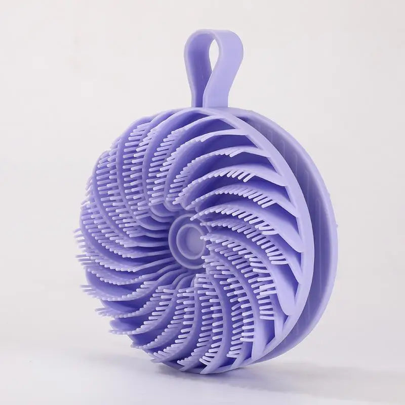 Soft Silicone Body Scrubber – Gentle Exfoliating Shower Brush for Scalp and Skin, Ideal for Daily Bath and Massage
