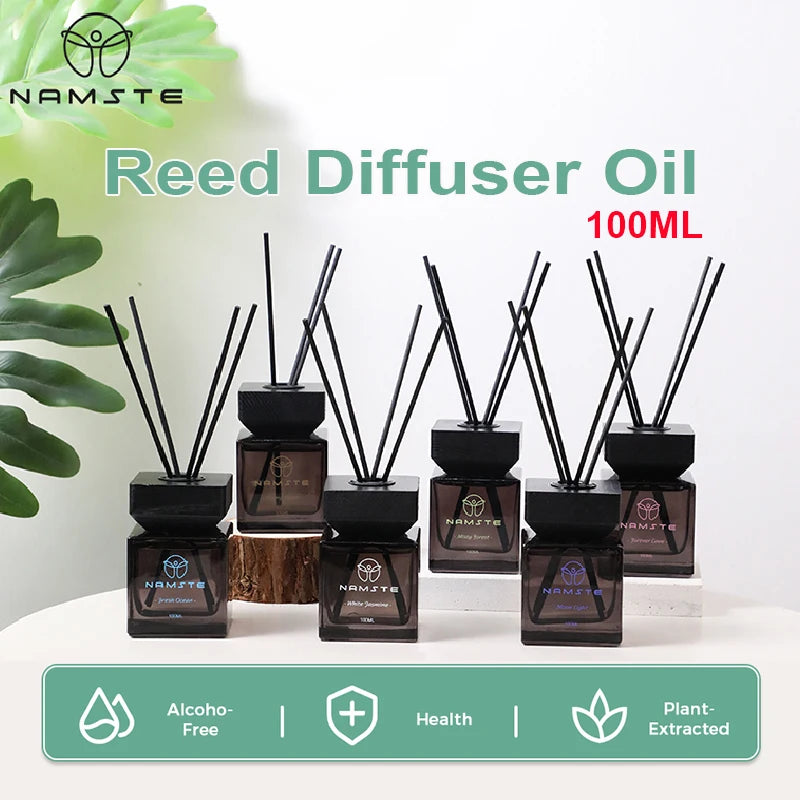 NAMSTE 100ml Burj Al Arab Reed Diffuser Oil Hilton Shangri-La Hotel Lasting Aromatherapy Fragrance perfume Essential Oils Home