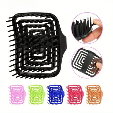 Scalp Massage Shampoo Brush - Deep Cleansing & Exfoliation, Hollow Design, Easy Hair Care Tool for Men Women Wet Dry