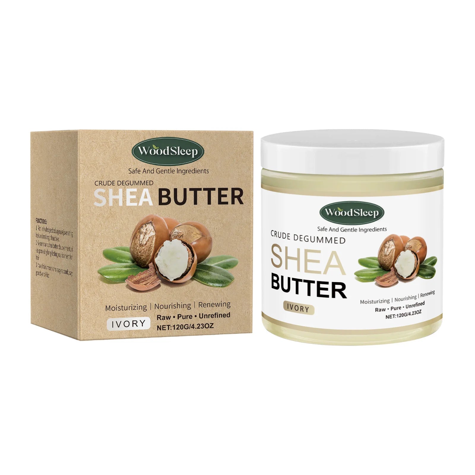 Shea Butter Cream Moisturizing Nourishing Skin Reduce Dryness Hydration Fade Fine Lines Increase Elasticity Repair Body Lotion