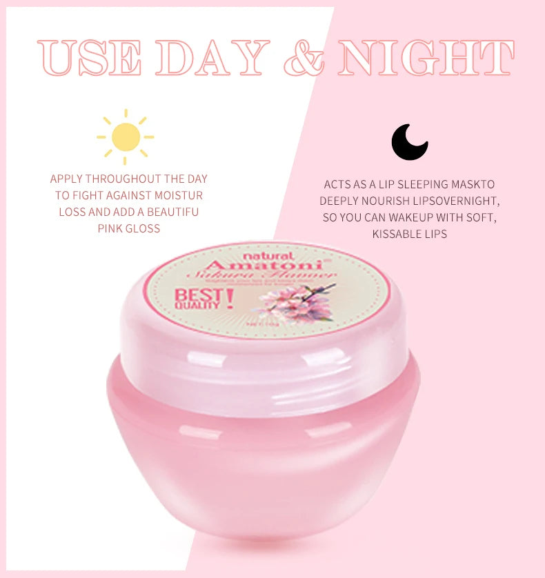 Sleeping lip mask gift box 10g×6PCS lip balm set moisturizes lips, smoothes, and is a universal  in the morning and evening